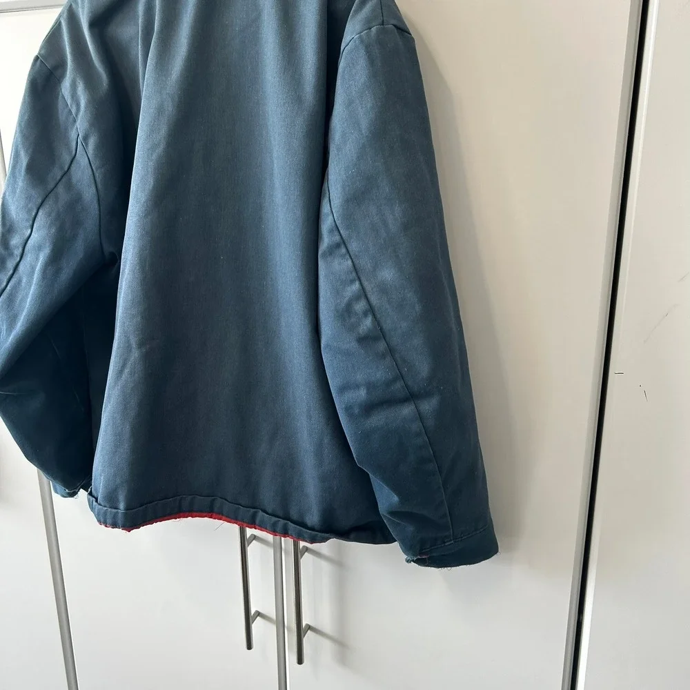 Read!! Big Ben by Wrangler Vintage Navy Work Jacket‎ Quilted Lined XL USA Made